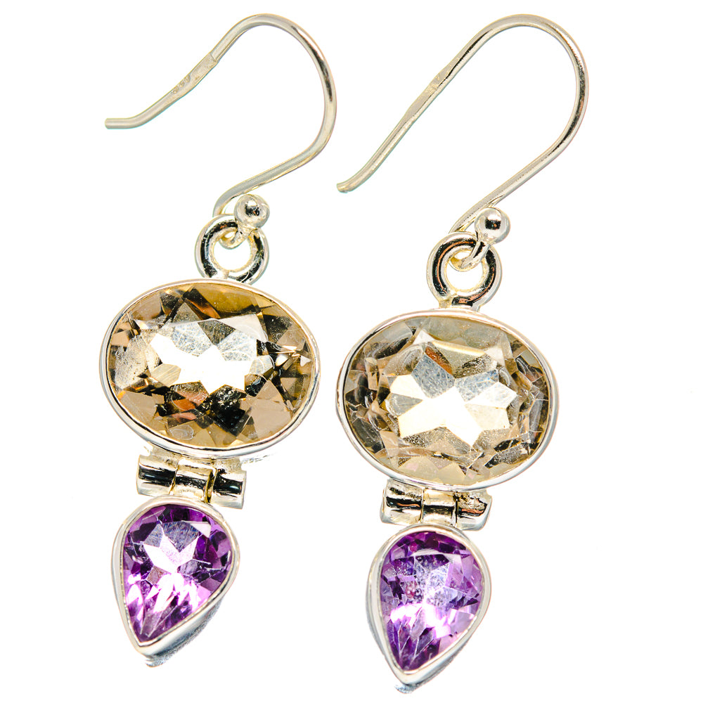 Smoky Quartz Earrings handcrafted by Anasilvercos - EARR423929
