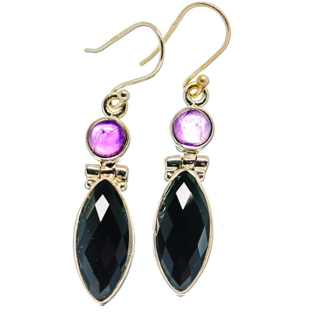Black Onyx Earrings handcrafted by Anasilvercos - EARR423936