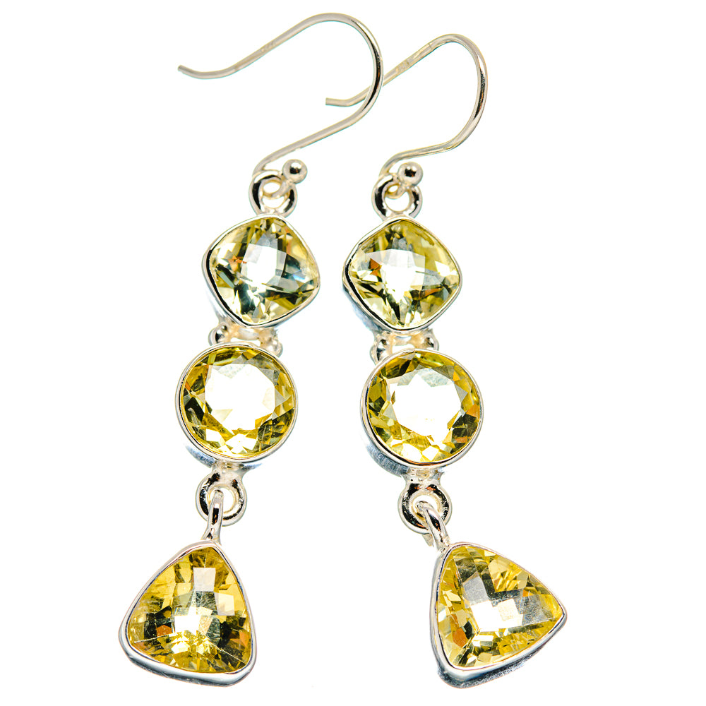 Citrine Earrings handcrafted by Anasilvercos - EARR423939