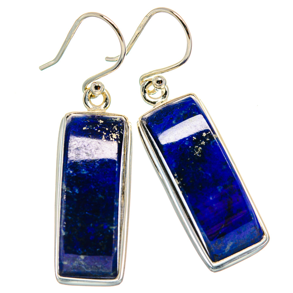 Lapis Lazuli Earrings handcrafted by Anasilvercos - EARR423952