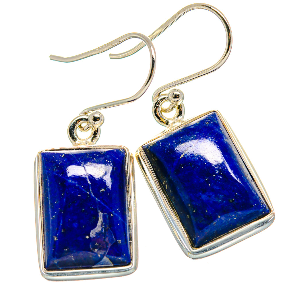 Lapis Lazuli Earrings handcrafted by Anasilvercos - EARR423978