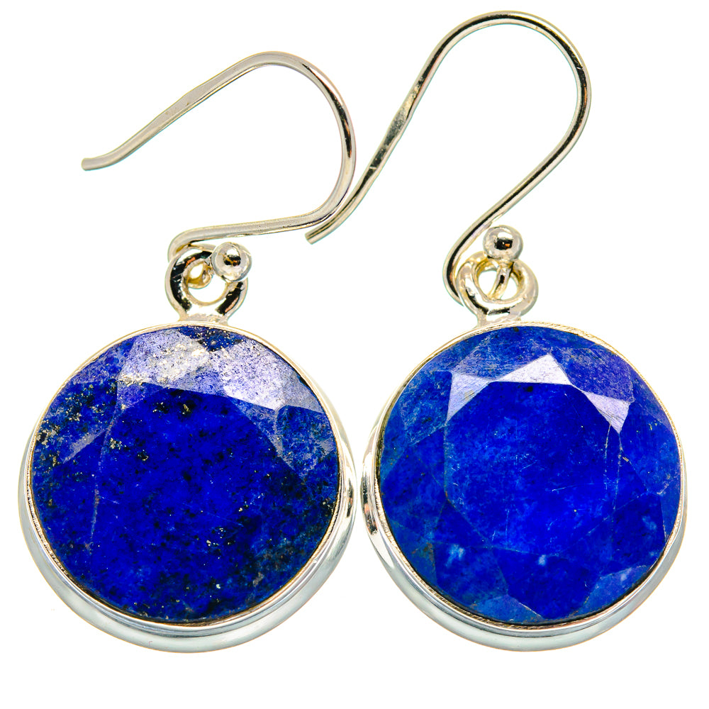 Lapis Lazuli Earrings handcrafted by Anasilvercos - EARR423998