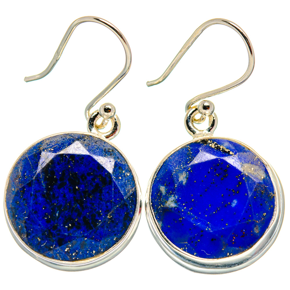 Lapis Lazuli Earrings handcrafted by Anasilvercos - EARR424015