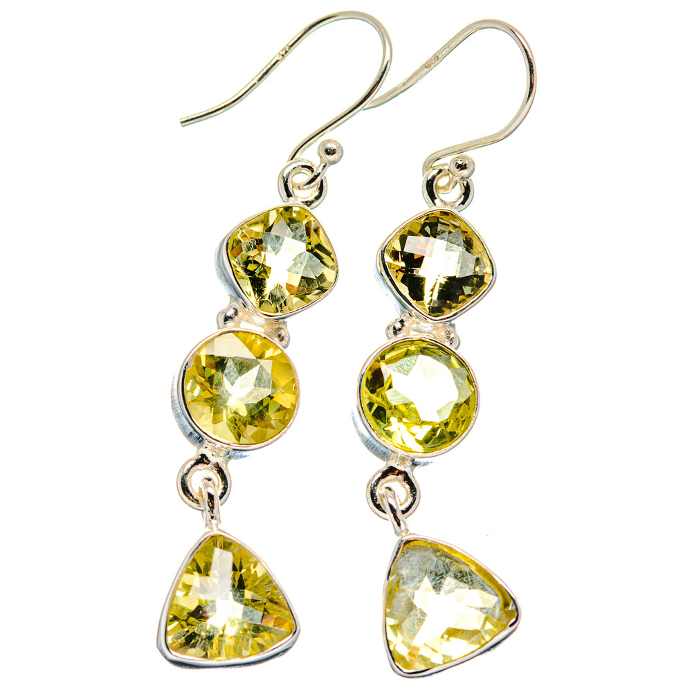 Citrine Earrings handcrafted by Anasilvercos - EARR424039