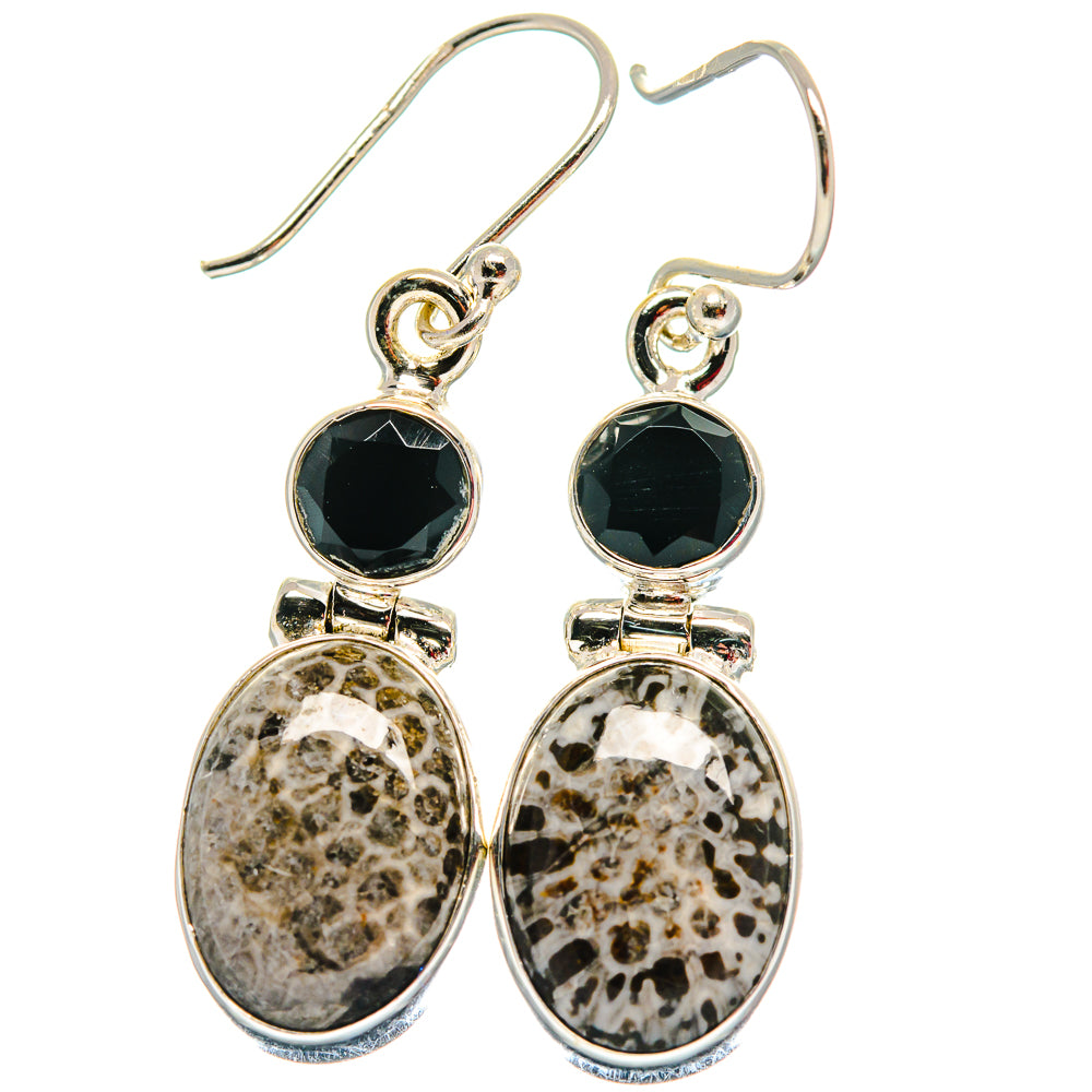Stingray Coral Earrings handcrafted by Anasilvercos - EARR424046