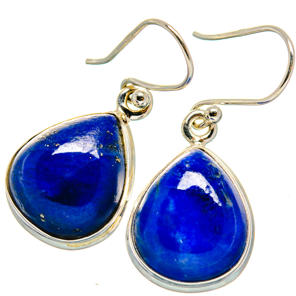 Lapis Lazuli Earrings handcrafted by Anasilvercos - EARR424071