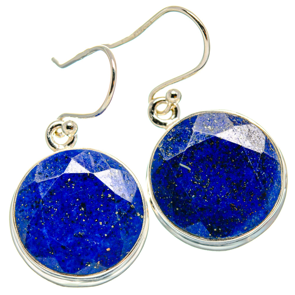 Lapis Lazuli Earrings handcrafted by Anasilvercos - EARR424080