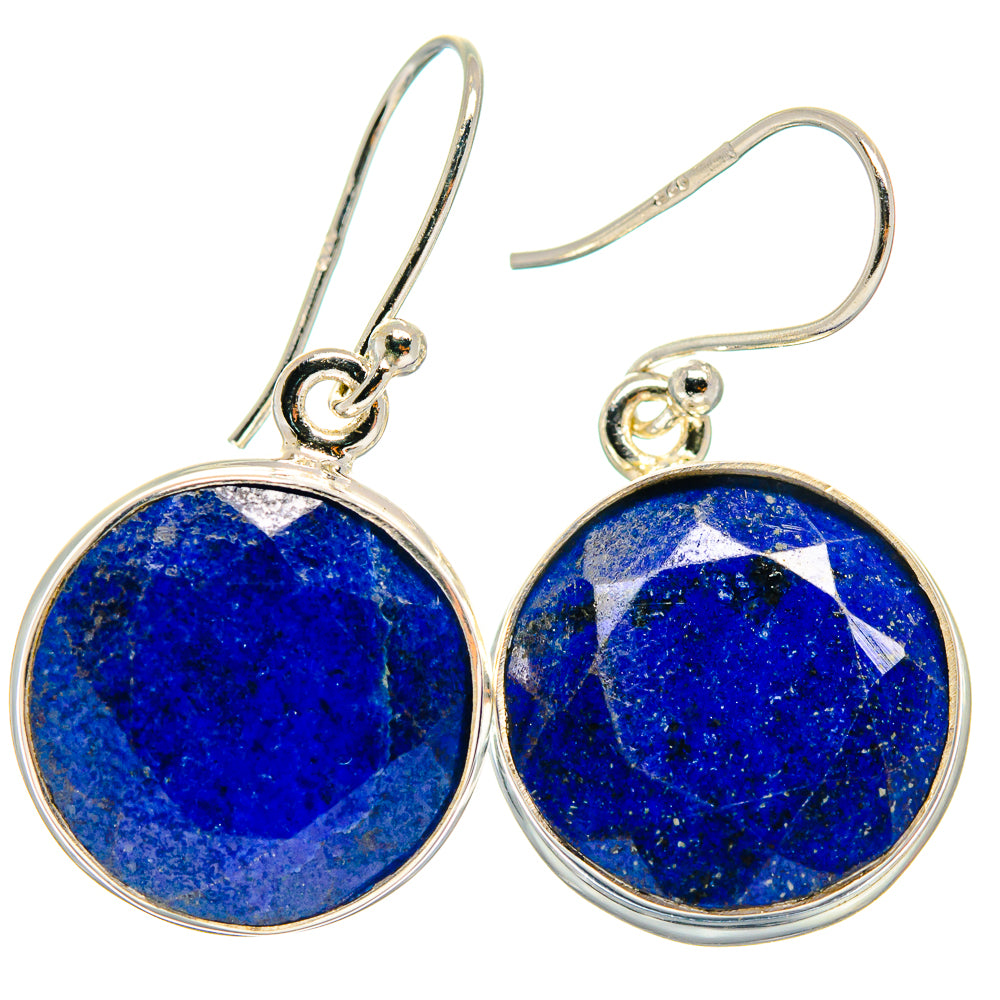Lapis Lazuli Earrings handcrafted by Anasilvercos - EARR424099