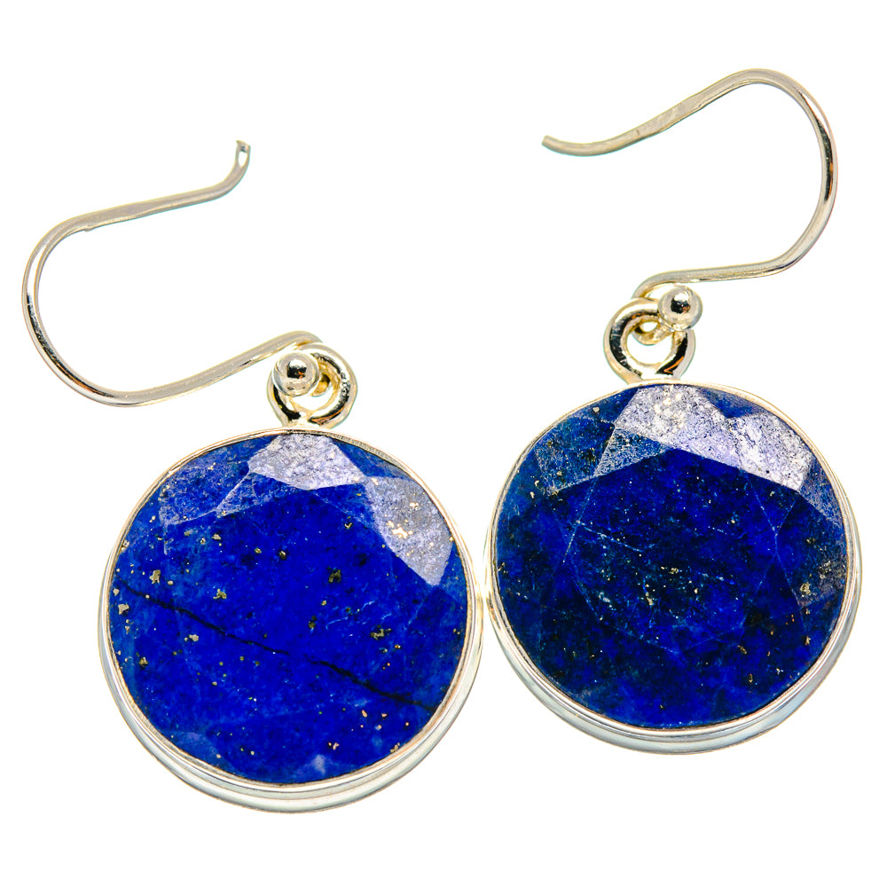 Lapis Lazuli Earrings handcrafted by Anasilvercos - EARR424105 - Photo 2