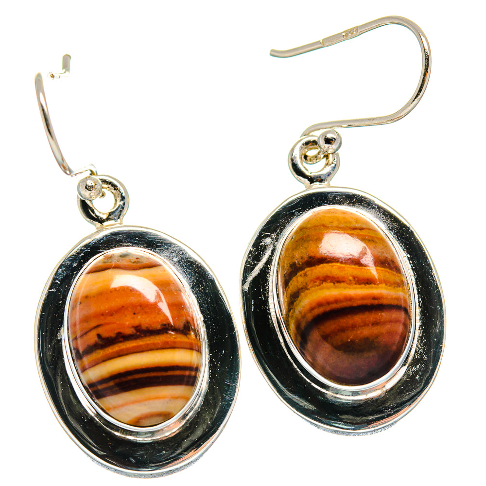 Imperial Jasper Earrings handcrafted by Anasilvercos - EARR424119