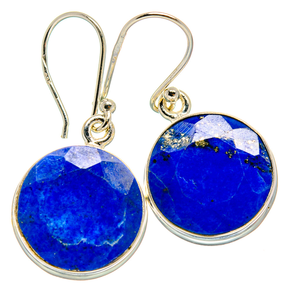 Lapis Lazuli Earrings handcrafted by Anasilvercos - EARR424134