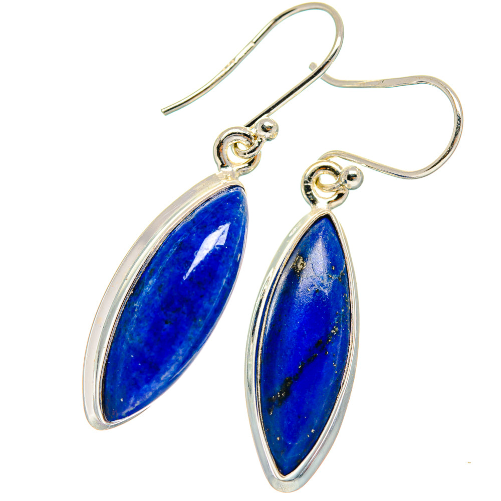 Lapis Lazuli Earrings handcrafted by Anasilvercos - EARR424168
