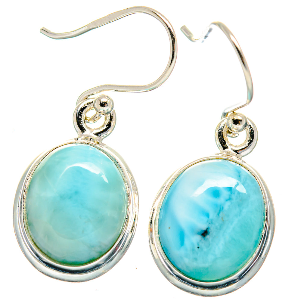 Larimar Earrings handcrafted by Anasilvercos - EARR424176