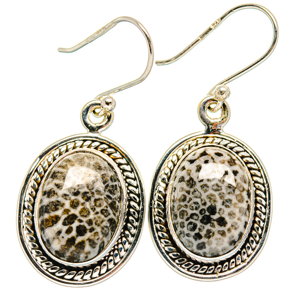 Stingray Coral Earrings handcrafted by Anasilvercos - EARR424186