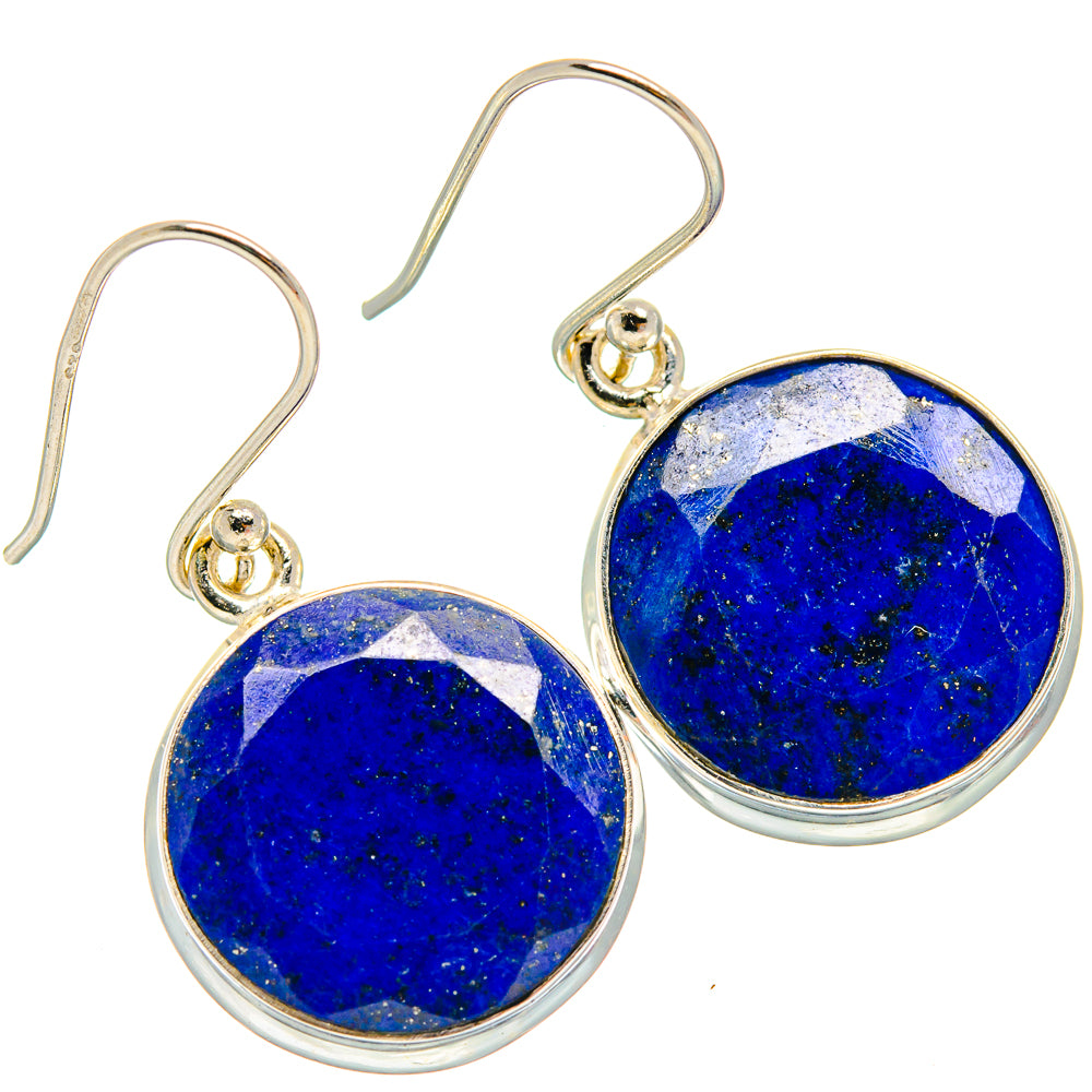 Lapis Lazuli Earrings handcrafted by Anasilvercos - EARR424208