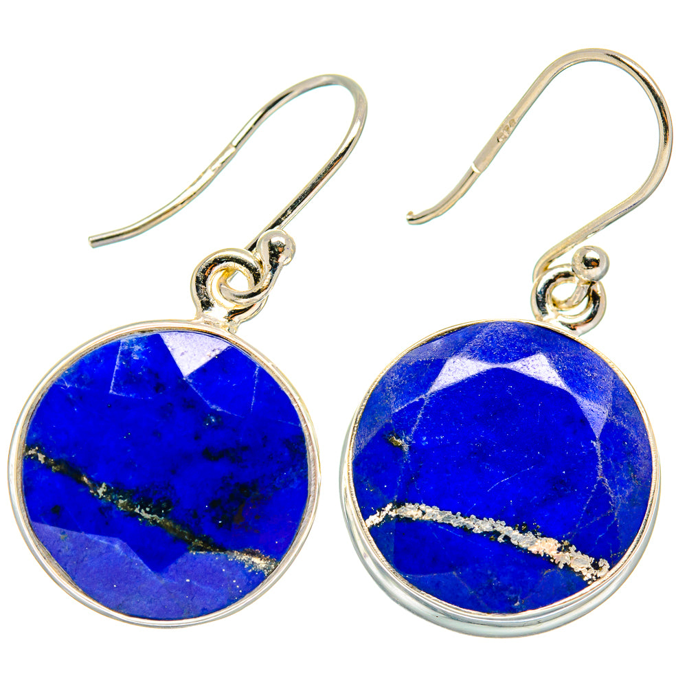 Lapis Lazuli Earrings handcrafted by Anasilvercos - EARR424217