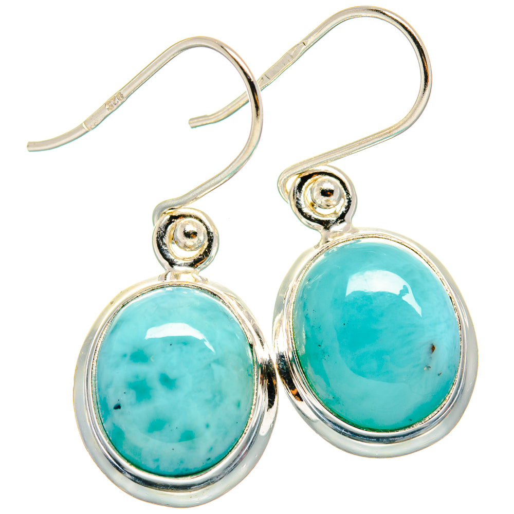 Larimar Earrings handcrafted by Anasilvercos - EARR424220