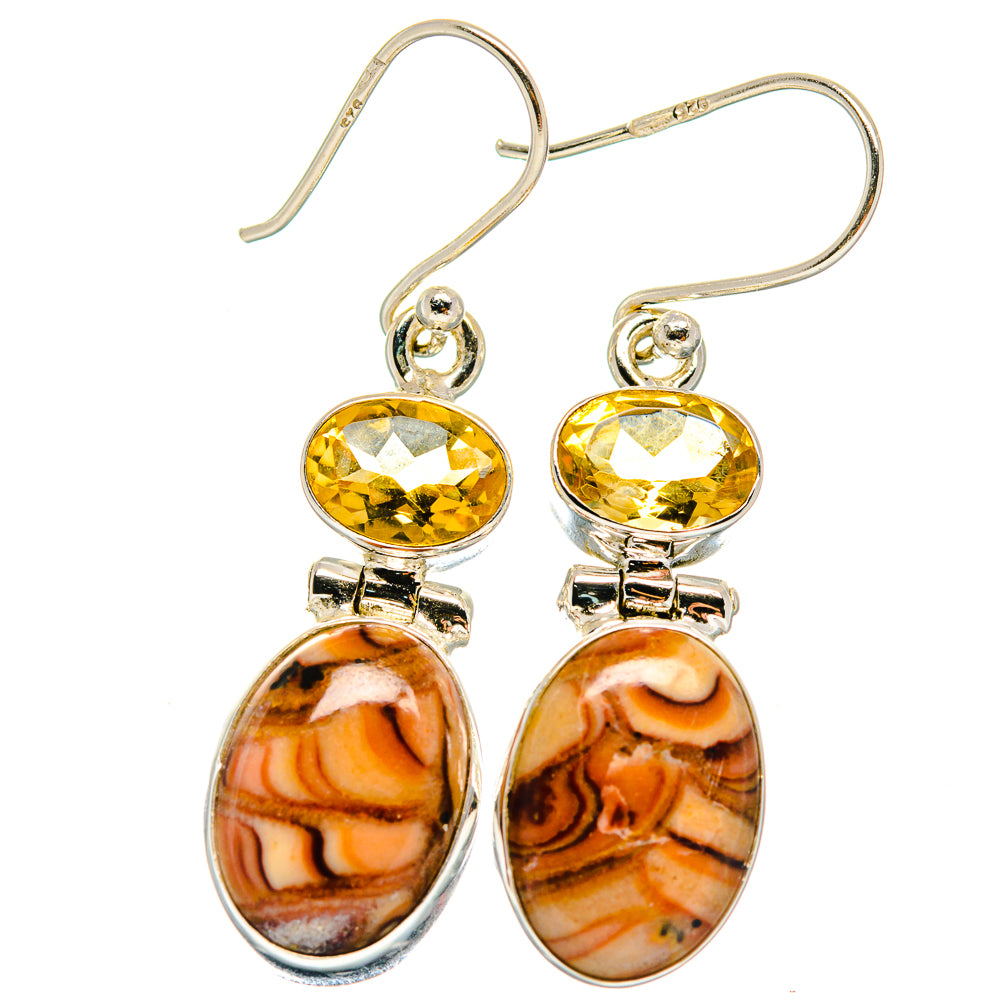 Mookaite Earrings handcrafted by Anasilvercos - EARR424252