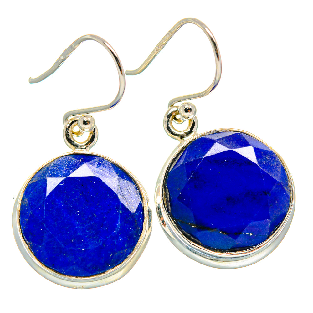 Lapis Lazuli Earrings handcrafted by Anasilvercos - EARR424263