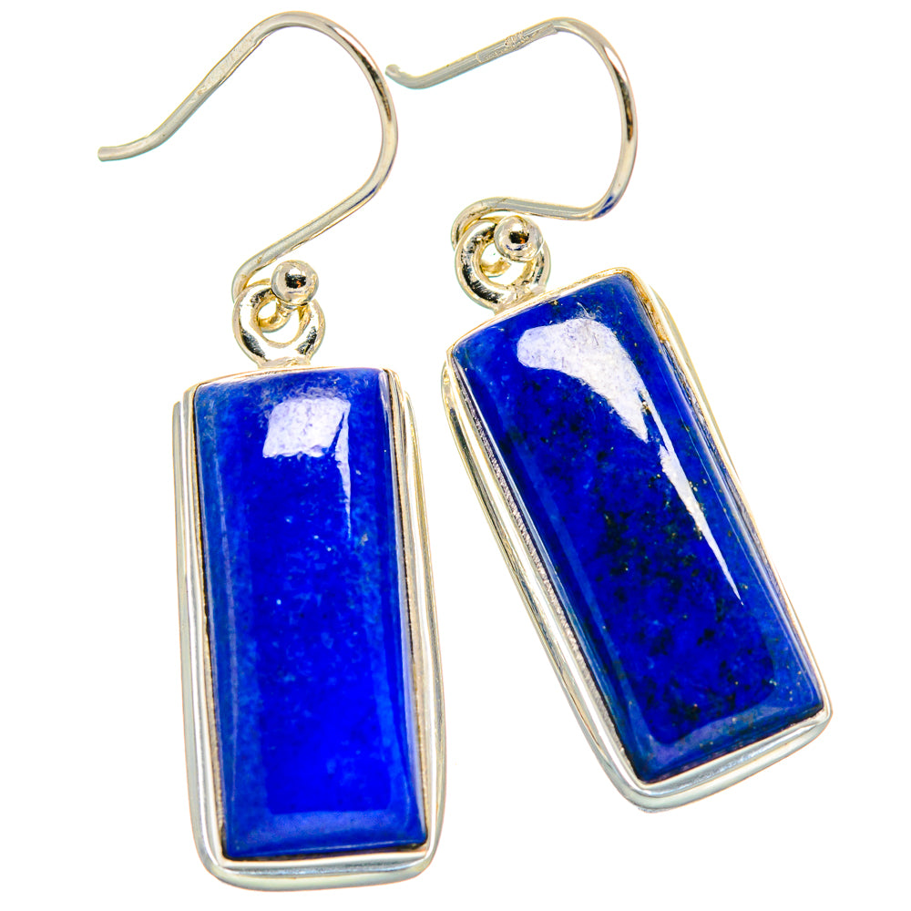 Lapis Lazuli Earrings handcrafted by Anasilvercos - EARR424274