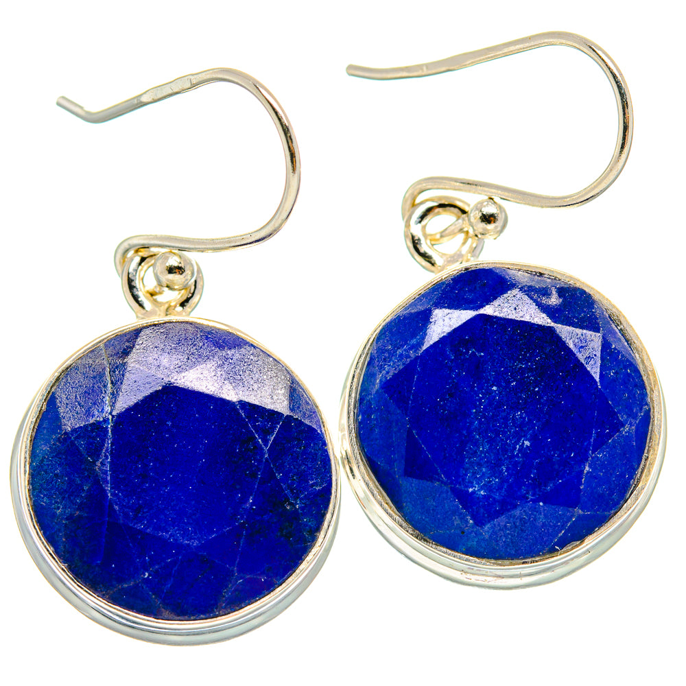 Lapis Lazuli Earrings handcrafted by Anasilvercos - EARR424300