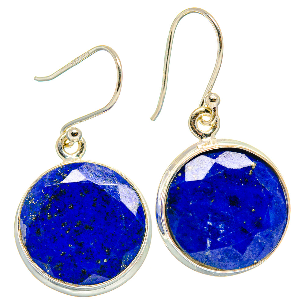Lapis Lazuli Earrings handcrafted by Anasilvercos - EARR424305