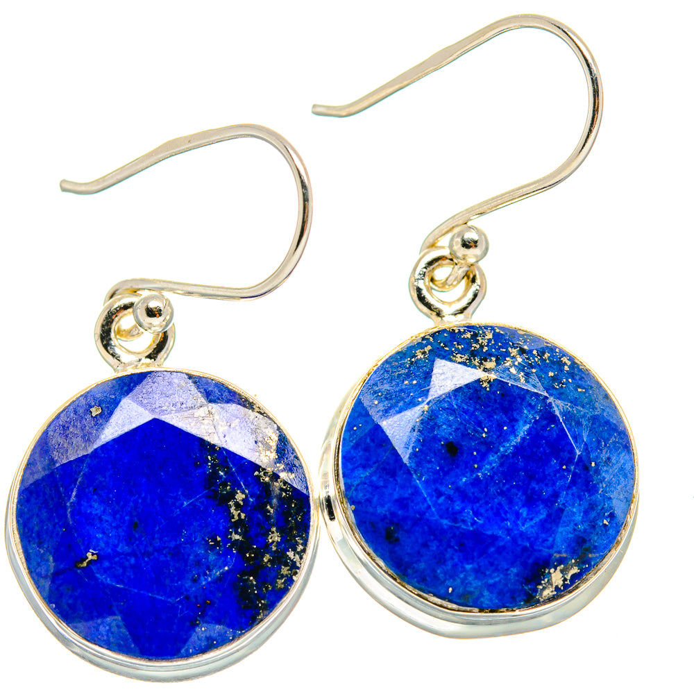 Lapis Lazuli Earrings handcrafted by Anasilvercos - EARR424314