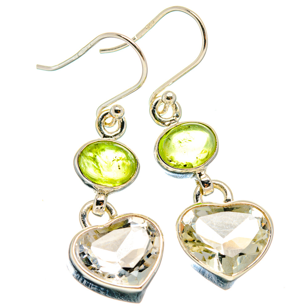 White Quartz Earrings handcrafted by Anasilvercos - EARR424322