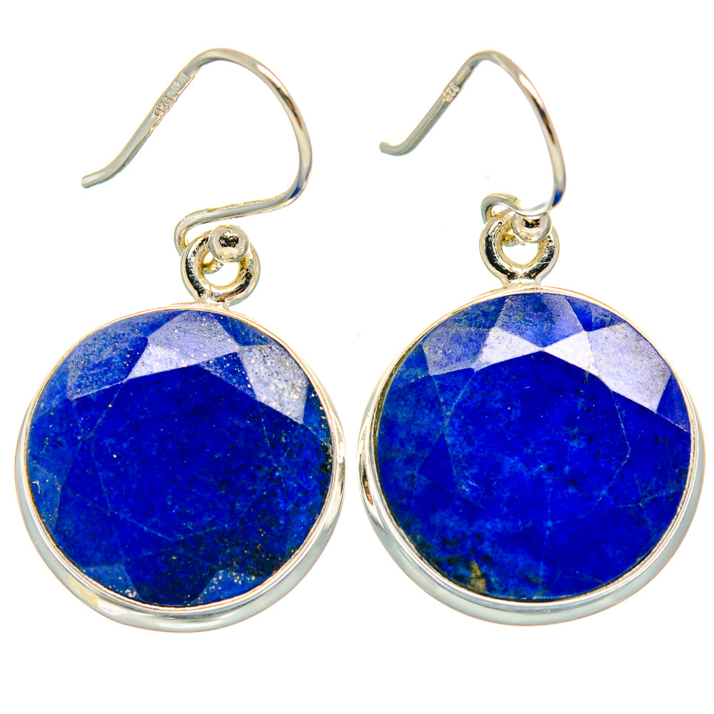 Lapis Lazuli Earrings handcrafted by Anasilvercos - EARR424327