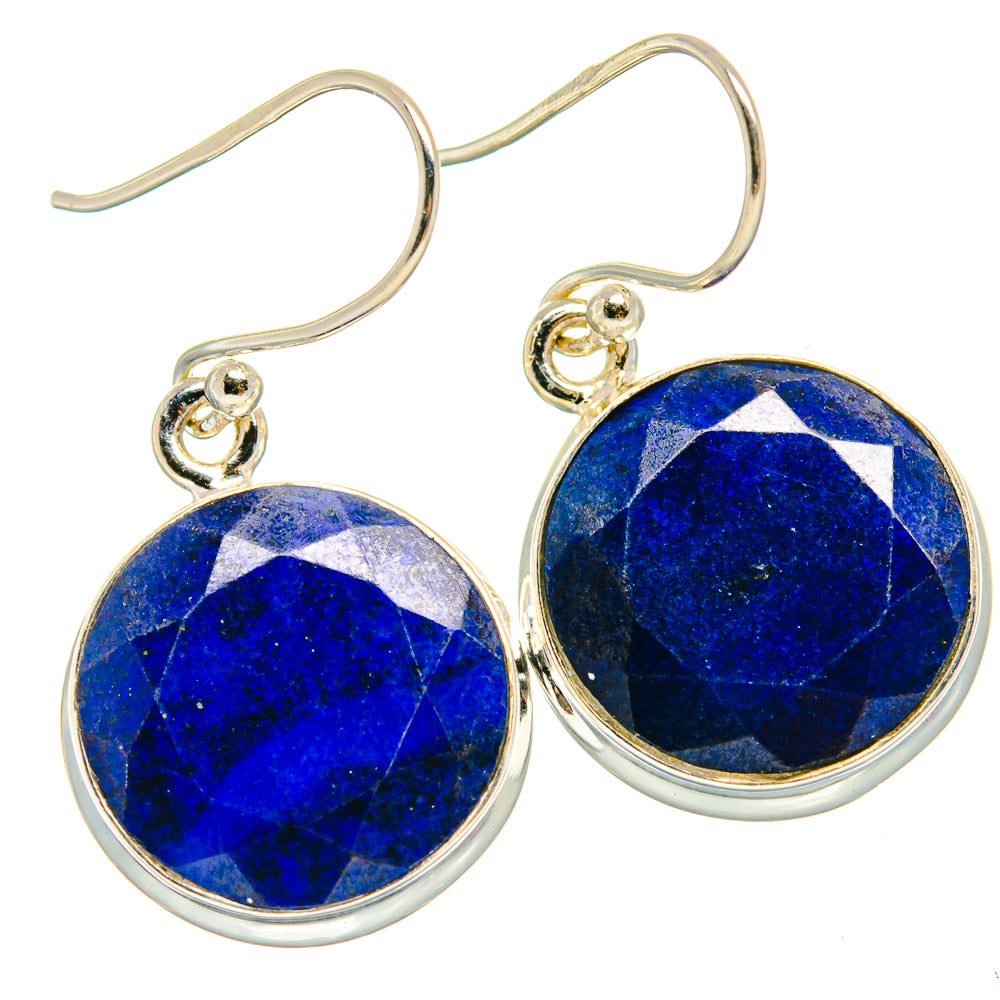 Lapis Lazuli Earrings handcrafted by Anasilvercos - EARR424348