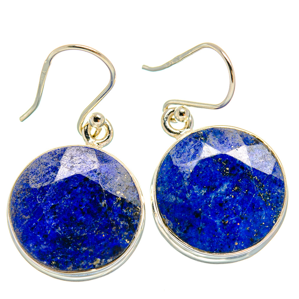 Lapis Lazuli Earrings handcrafted by Anasilvercos - EARR424385