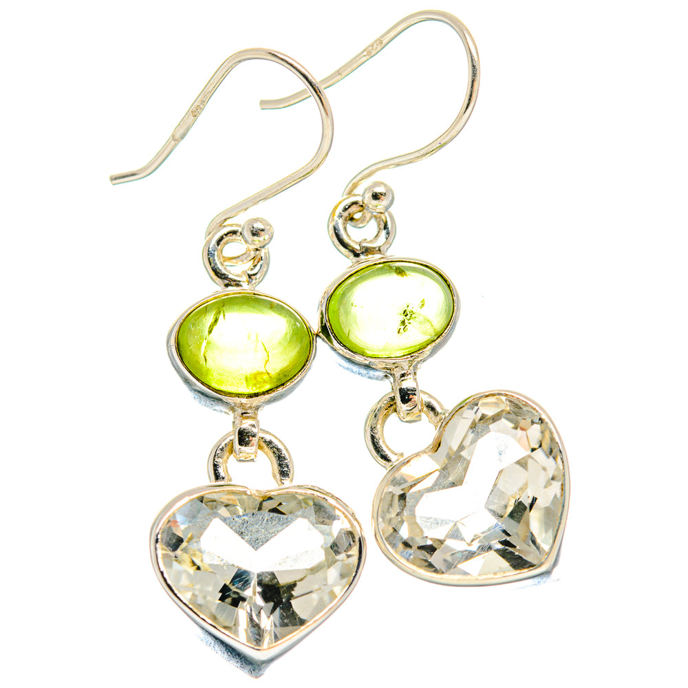 White Quartz Earrings handcrafted by Anasilvercos - EARR424387
