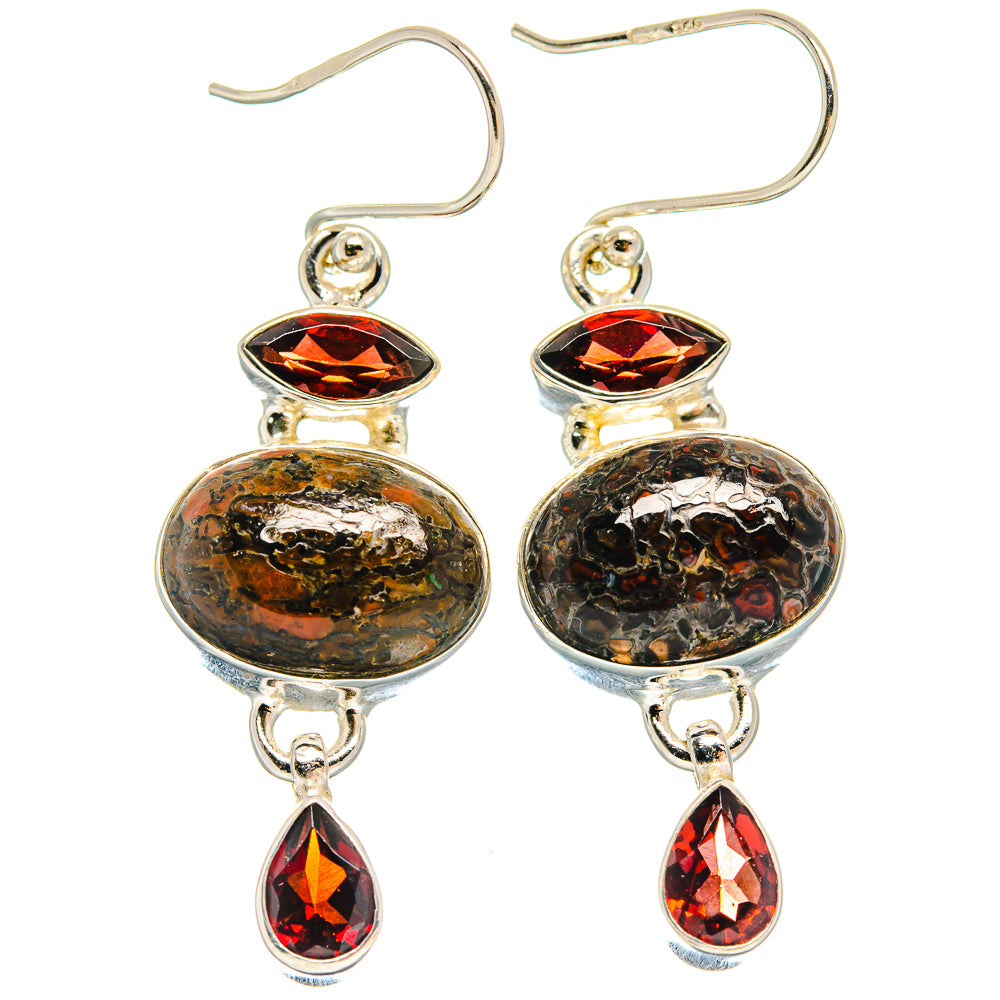 Dinosaur Bone Earrings handcrafted by Anasilvercos - EARR424389