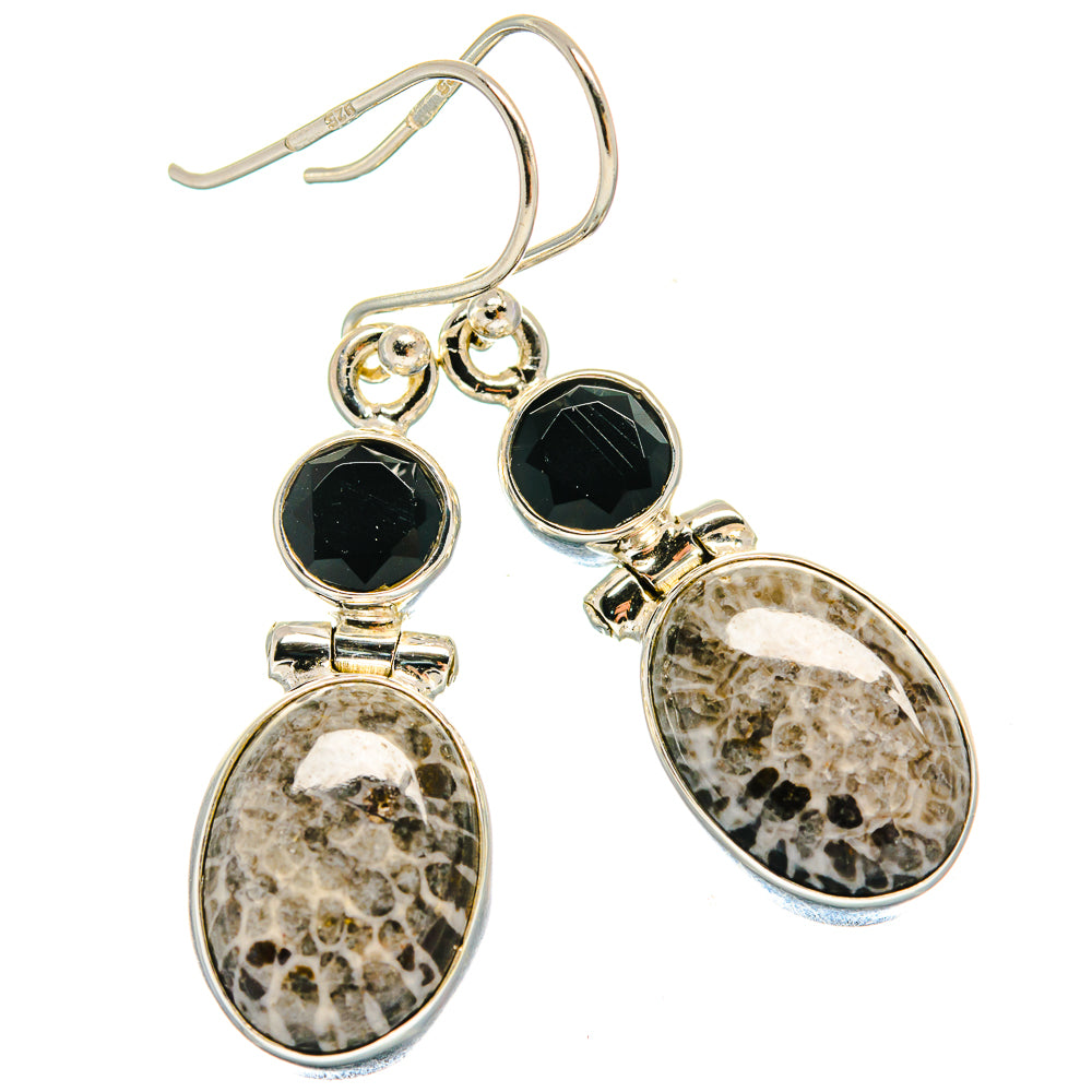 Stingray Coral Earrings handcrafted by Anasilvercos - EARR424390