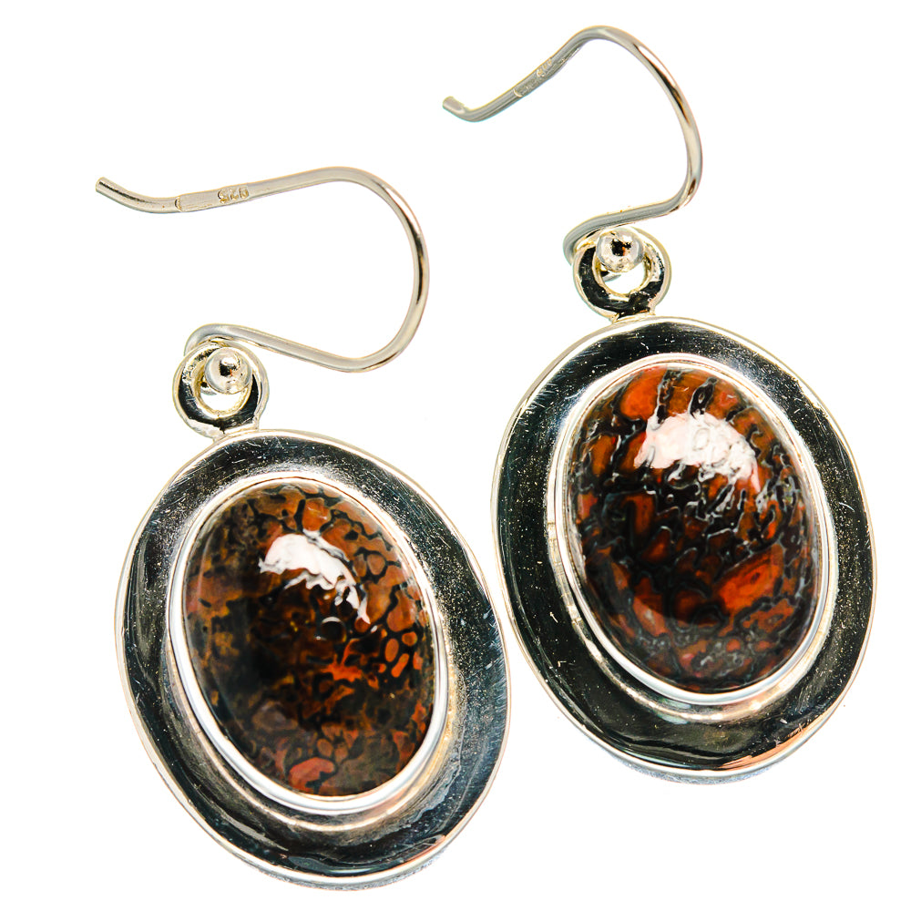 Dinosaur Bone Earrings handcrafted by Anasilvercos - EARR424400 - Photo 2