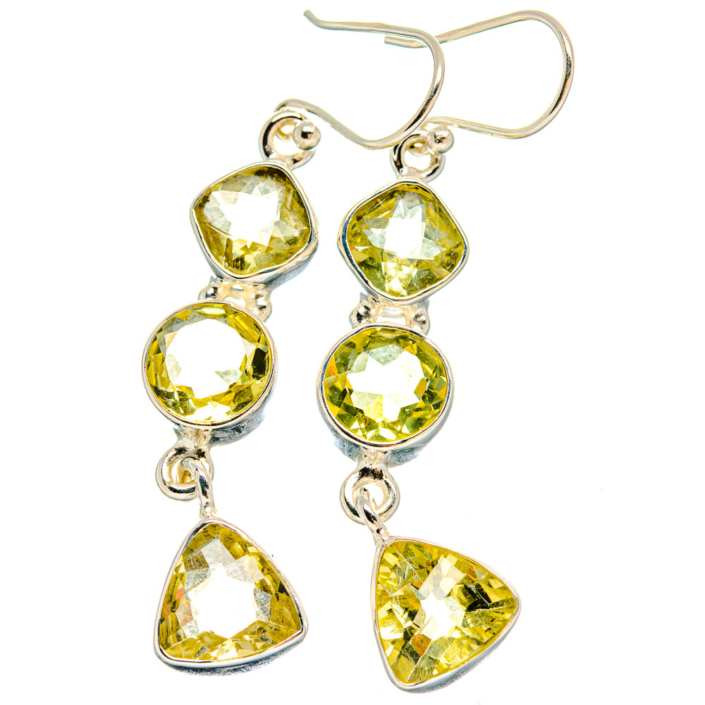 Citrine Earrings handcrafted by Anasilvercos - EARR424405
