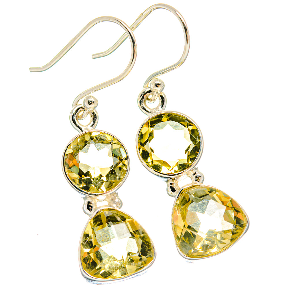 Citrine Earrings handcrafted by Anasilvercos - EARR424416