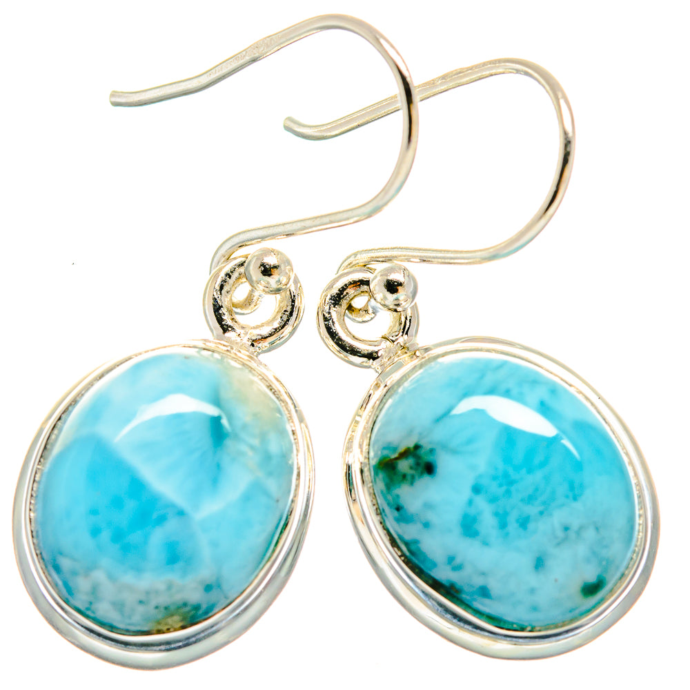 Larimar Earrings handcrafted by Anasilvercos - EARR424436