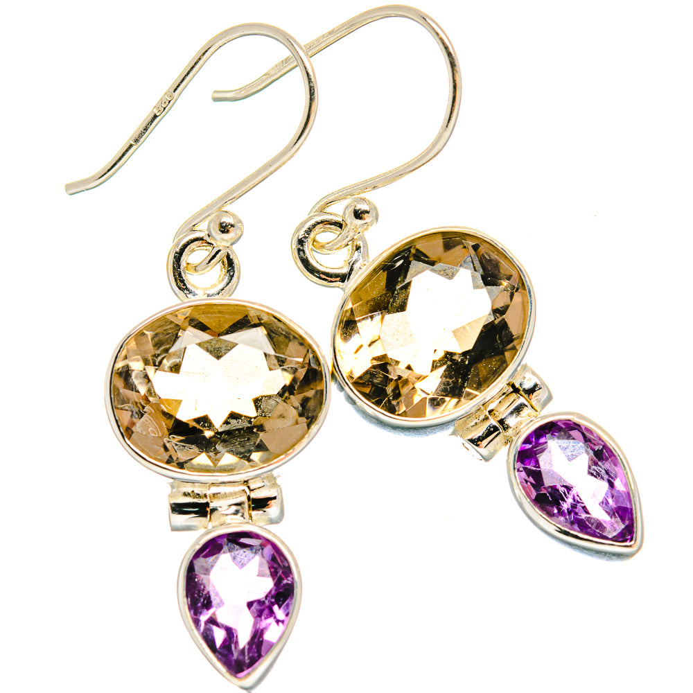 Smoky Quartz Earrings handcrafted by Anasilvercos - EARR424463