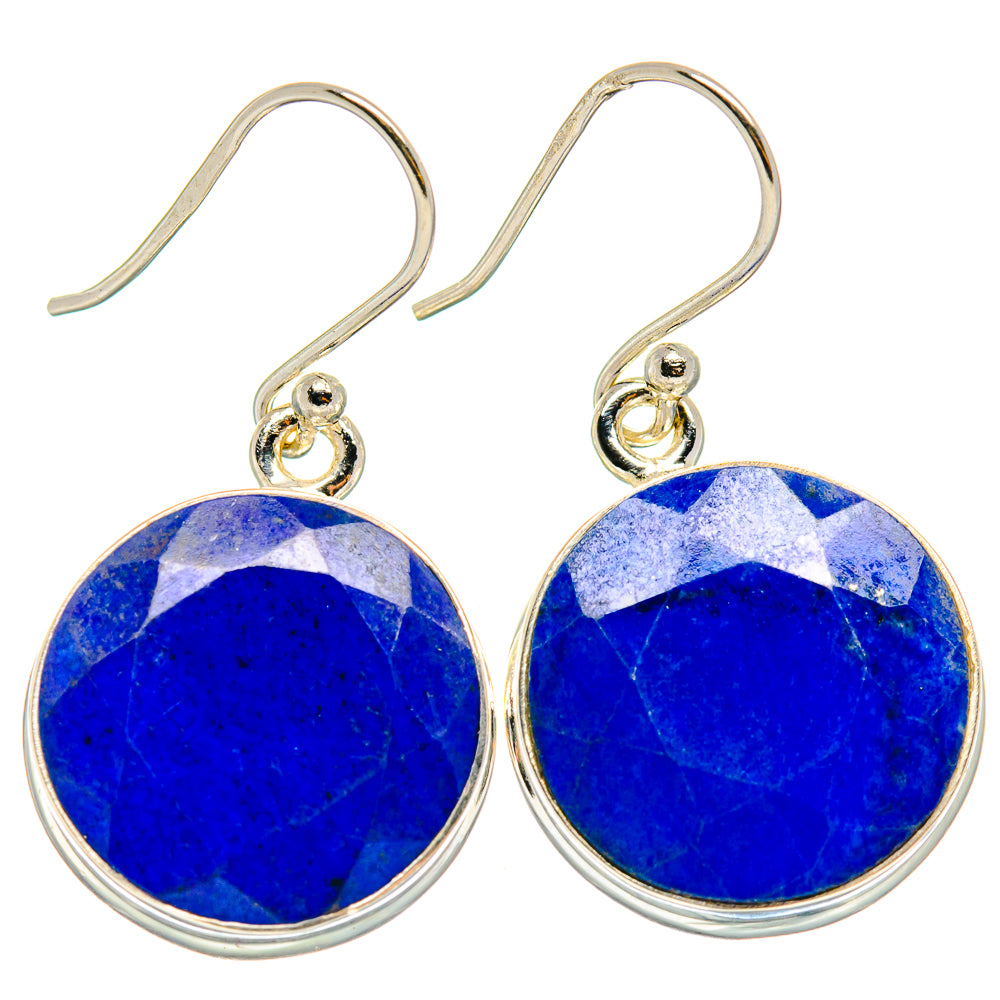 Lapis Lazuli Earrings handcrafted by Anasilvercos - EARR424471