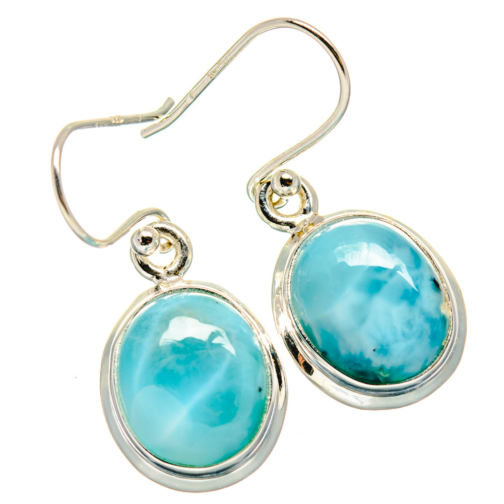 Larimar Earrings handcrafted by Anasilvercos - EARR424472