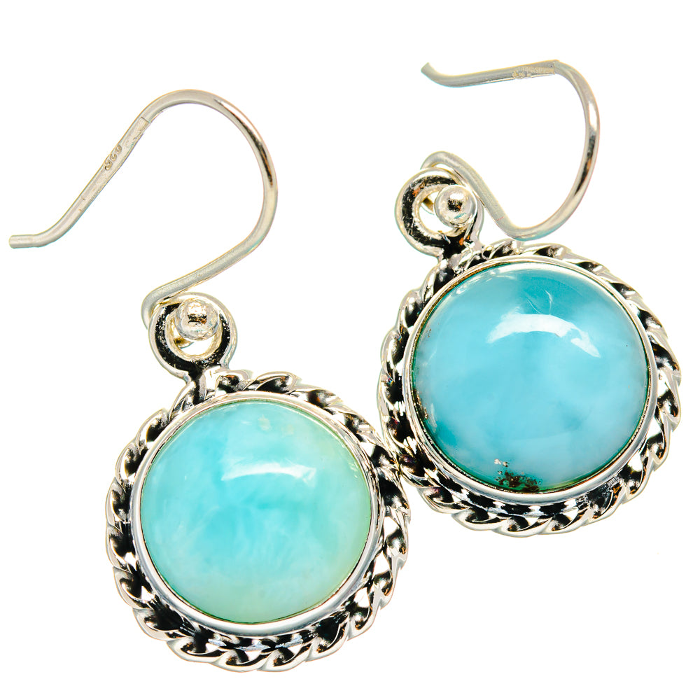 Larimar Earrings handcrafted by Anasilvercos - EARR424477