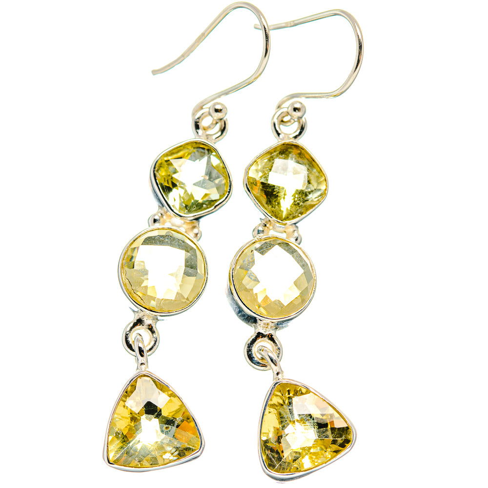 Citrine Earrings handcrafted by Anasilvercos - EARR424480