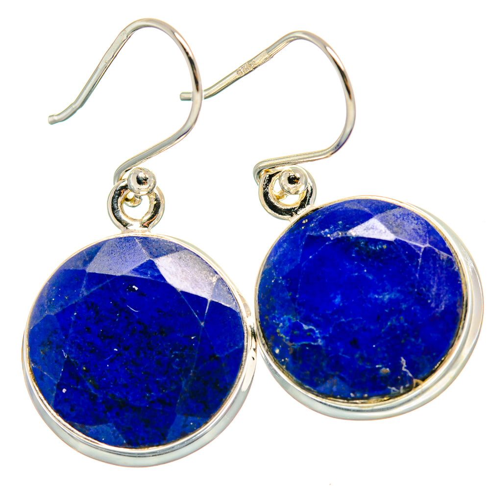 Lapis Lazuli Earrings handcrafted by Anasilvercos - EARR424488