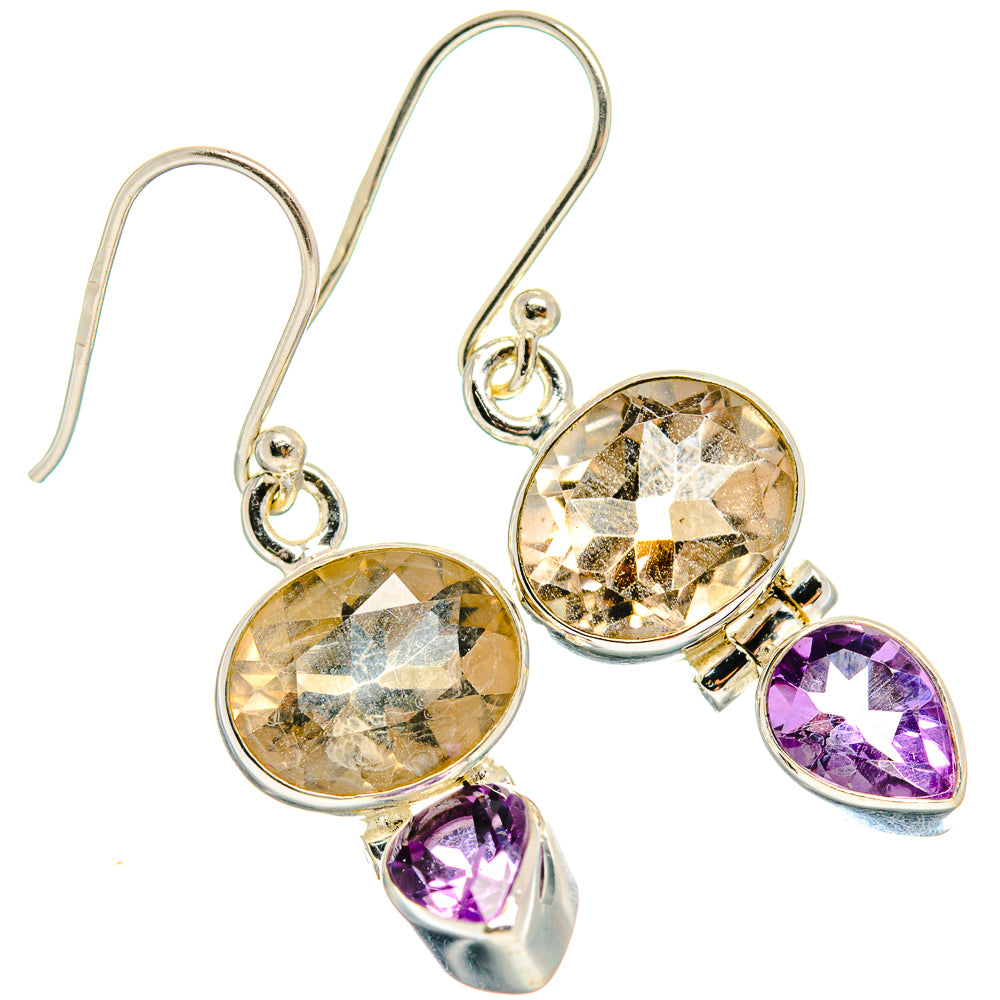 Smoky Quartz Earrings handcrafted by Anasilvercos - EARR424489