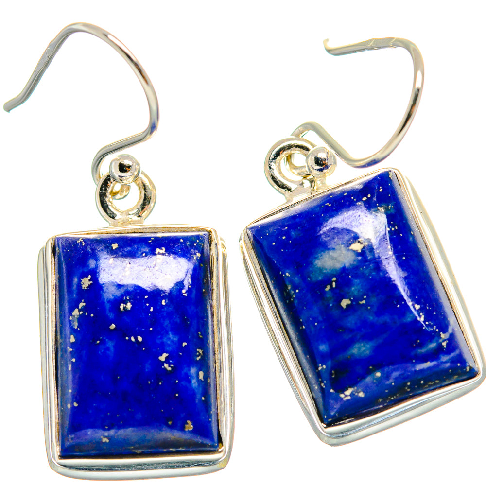 Lapis Lazuli Earrings handcrafted by Anasilvercos - EARR424492
