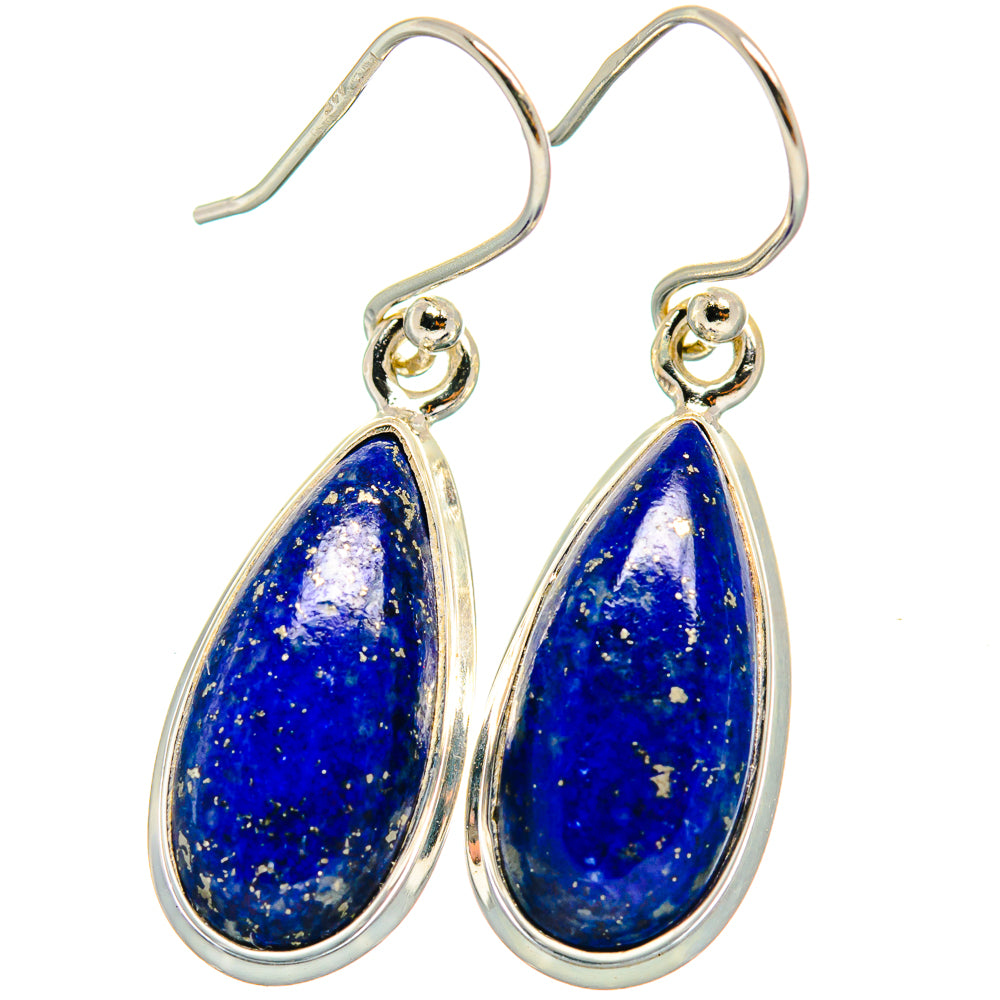 Lapis Lazuli Earrings handcrafted by Anasilvercos - EARR424496