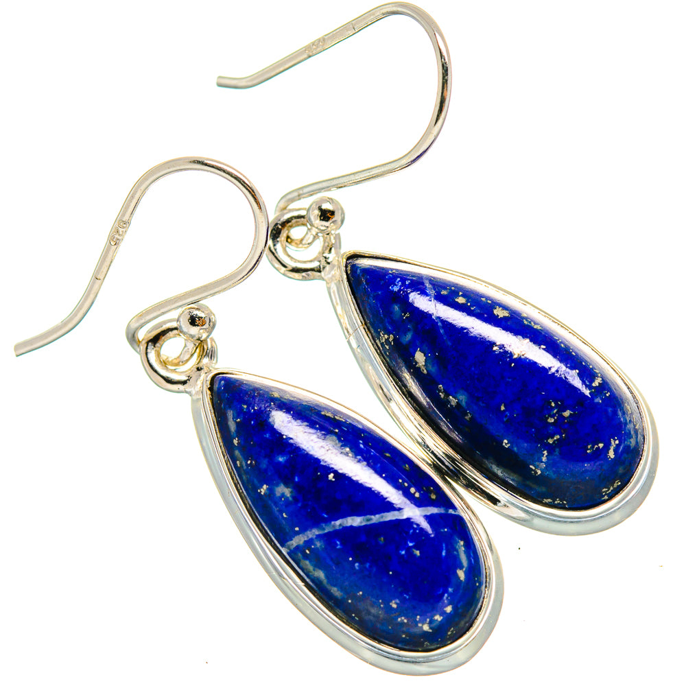 Lapis Lazuli Earrings handcrafted by Anasilvercos - EARR424504