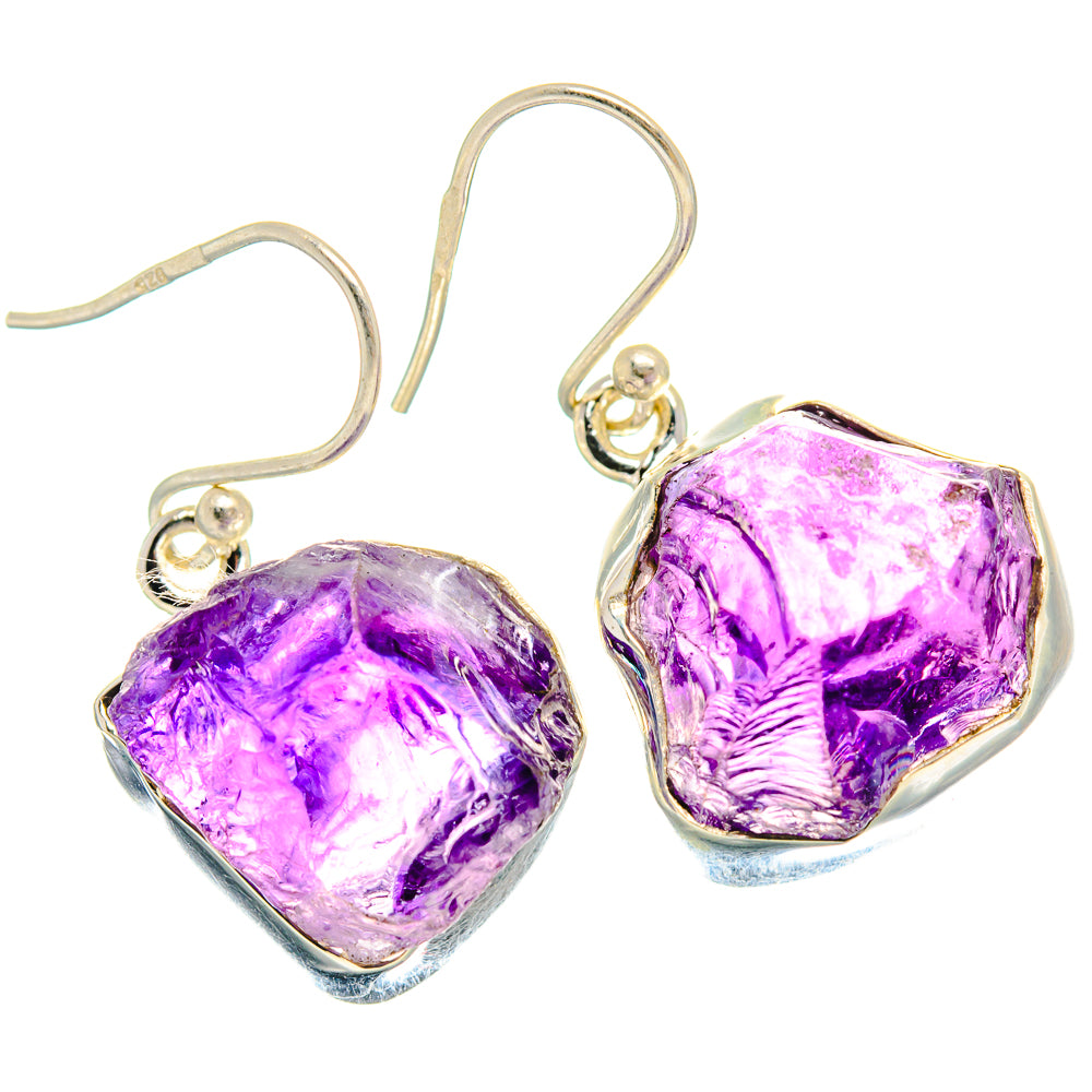 Amethyst Earrings handcrafted by Anasilvercos - EARR424515 - Photo 2