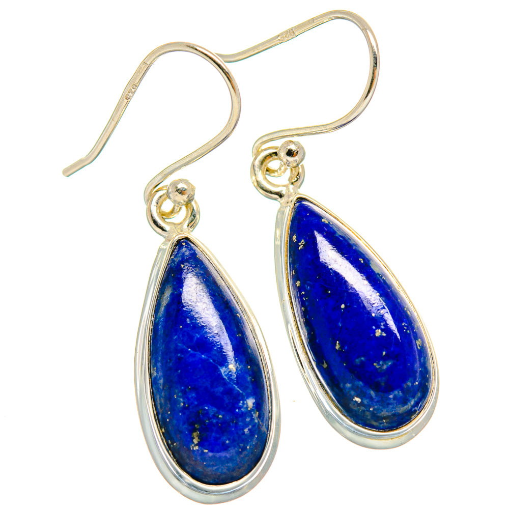 Lapis Lazuli Earrings handcrafted by Anasilvercos - EARR424526